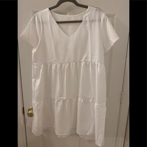 Cute white summer dress